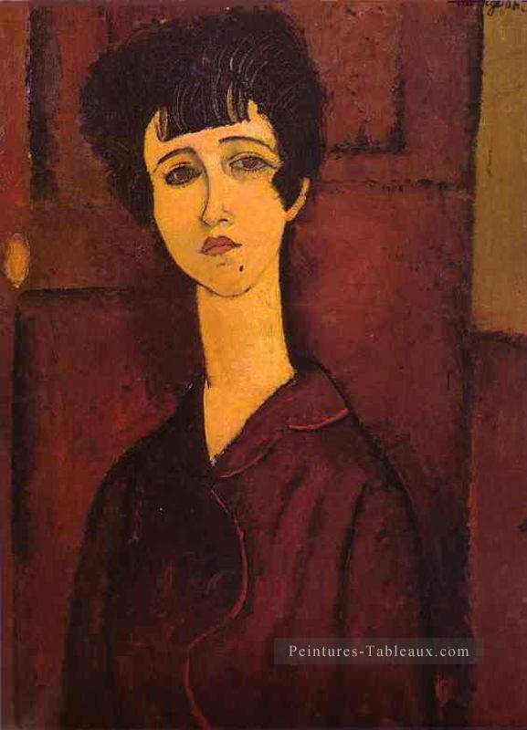 portrait d’une fille victoria 1917 Amedeo Modigliani Peintures à l'huile